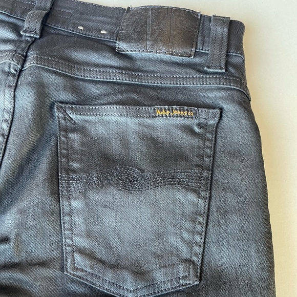 Nudie Jeans Tight Terry Painted Black 30x30 - Picture 6 of 10